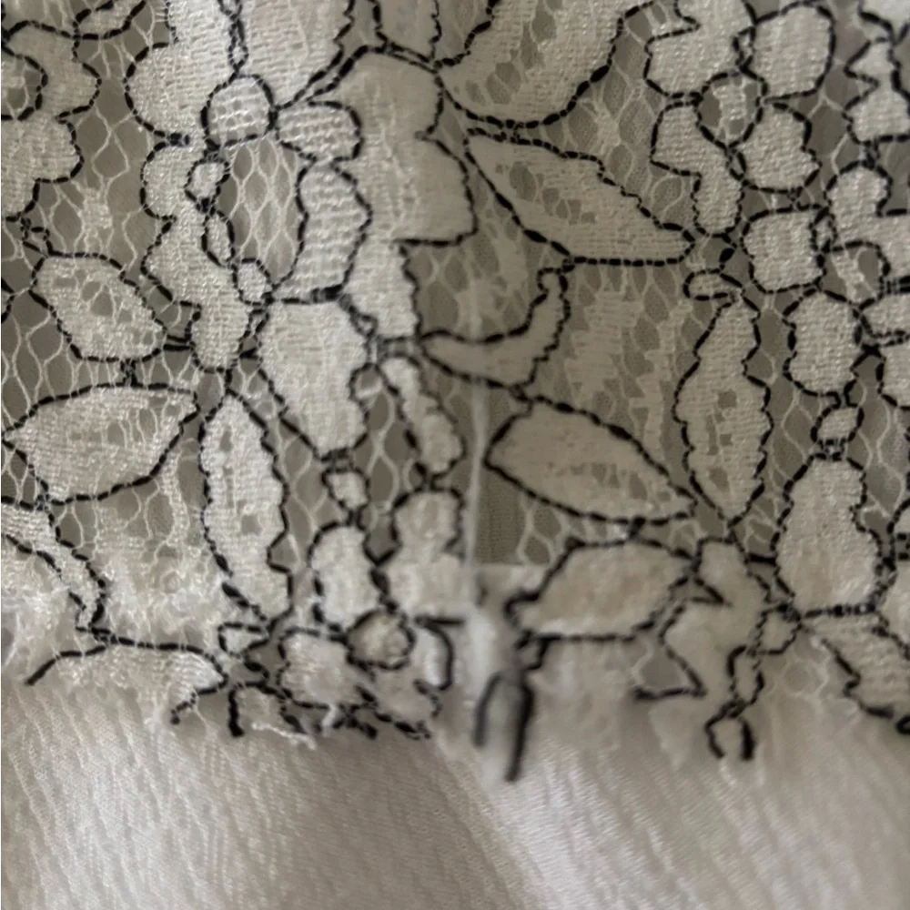 Free people Cross my heart in Lace Tunic Dress Bohemian Flowy Festival Size M - Picture 3 of 13